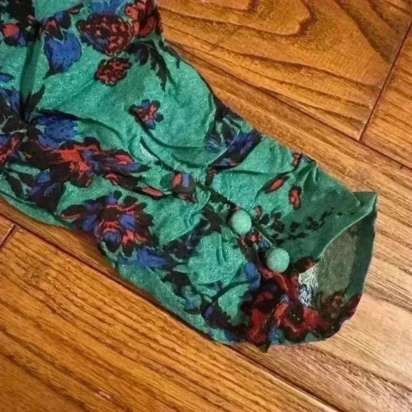 Free People Hilary Printed Top NWT Size L MSRP $98 - Picture 8 of 8